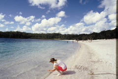 1990 - Sharine at Fraser Island
